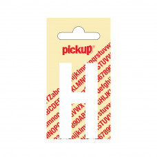 60 MM LETTER H NOBEL WIT/MAT