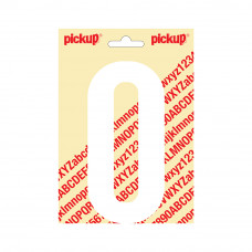 150 MM LETTER O NOBEL WIT/MAT