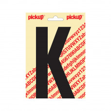 150 MM LETTER K NOBEL ZWT/MAT