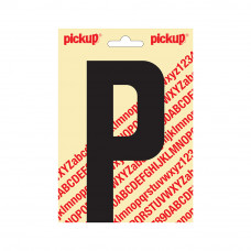 150 MM LETTER P NOBEL ZWT/MAT