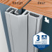 SECUSTRIP STYLE BUITENDRAAIEND - TERUGLIGGING 3-5 MM - L2150MM - BLANK