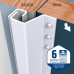 SECUSTRIP PLUS BUITENDRAAIEND - TERUGLIGGING 0-6MM - L2115MM - RAL 901