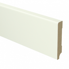 MDF MODERNE PLINT 90X15 WIT VOORGELAKT RAL 9010 2,4 METER MDF MODERNE PLINT 90X15 WIT VOORGELAKT RAL 9010 2,4 METER