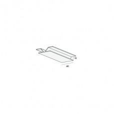 FLORENCE KNIKHOEKPROFIEL 10MM BIANCO LENGTE 2,7M
