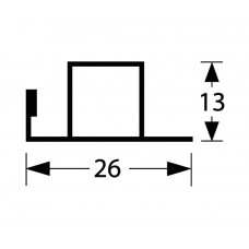 HORPROFIEL 150CM BLANK