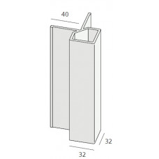 KERALIT UITWENDIG HOEKPROFIEL 32X32MM EIK 3149008 CLASSIC NERF 4 M