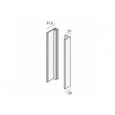 EINDPROFIEL 10MM VOOR KERALIT DAKRAND GOLDEN OAK CLASSIC NERF LENGTE 4