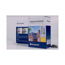 UNIPANEL SCHROEF 4X50 100ST INCL.DOPJES