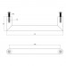 MEUBELGREEP HOEK 90° ø13X141MM BOORMAAT 128MM ZWART