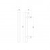 DEURGREPEN PER PAAR T-VORM 400X80X30 HOH 300 RVS