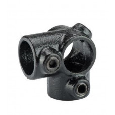 KOPPELSTUK ZWART Ø28MM KRUIS (4 BUIZEN)