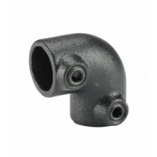 KOPPELSTUK ZWART Ø28MM HOEKSTUK 90GR.