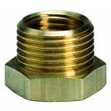 REDUCEERNIPPEL R 3/8" BUITENDRAAD, R 1/4" BINNENDRAAD