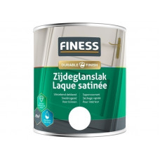 FINESS ZIJDEGLANSLAK WATERBASIS ACRYL BI 750ML 1410 WIT