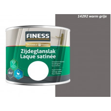 FINESS ZIJDEGLANSLAK WATERBASIS ACRYL BI 250ML 14292 WARM GRIJS