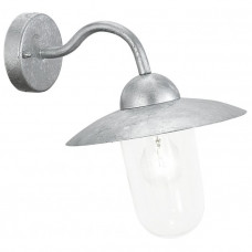 BUIT.LAMP MILTON 60W ZINK/GLAS