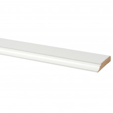 DEURLIJST MDF FOLIE 12X68MM WIT 260CM