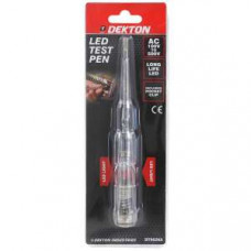 VOLTAGE TESTER LED 100-500V, ZEER HELDER LED, LANGE LEVENSDUUR