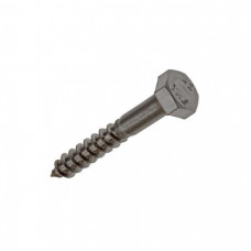 PROFTEC HOUTDRAADBOUT RVS-A2 SW-10 DIN571 6X30 (25)