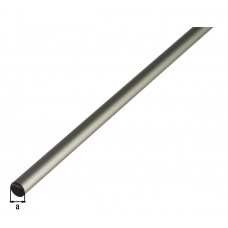 RONDE STANG,ALU ZILVER,10/1M