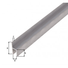 STOELPROF ALU ANO 26X11X1,5X8/1M