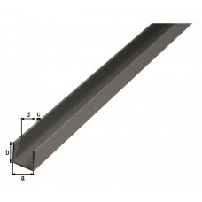 U-PROFIEL,ALU,ZILV20X20X20/1M