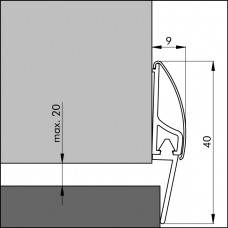 INOX DORPELPROFIEL RVS ELLEN