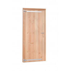 DOUGLAS ENK DICHT EX BREED + KOZIJN, RECHTS. 110 X 214 CM, GROEN GEIMP