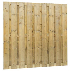 JUMSCHERM GESCH VUREN 20-PLANKS 15 MM, 180 X 180 CM, RECHT.