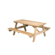 PICKNICKTAFEL EASY, 42 MM DIK, BLADMAAT 180 X 70 CM.