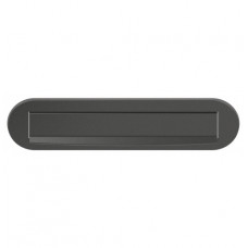 BRIEFPLAAT OVAAL 330X80MM BLACK PEARL BIOV