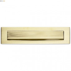 BRIEFPLAAT RECHT330X80MM GOLD ANTIQUE BIOV