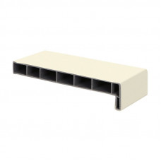 LIGNODUR VENSTERBANK 20CM, VOORZ. 45MM CREME LENGTE 4M