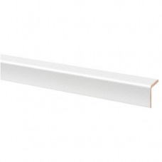 HOEKLAT MDF FOLIE 21X21MM WIT 260CM