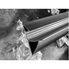 SPURLUX KLEMPLANKDRAGER ALUMINIUM WIT RAL9016 PLANKDIKTE 18MM 100CM