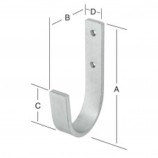 OPHANGHAAK 8521 STAAL VERZINKT LOS (20X110X60X55MM)