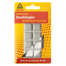 STOOTDOPJES WIT 18X18X6 8ST