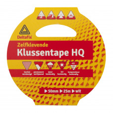 KLUSSENTAPE WIT 50MMX25M