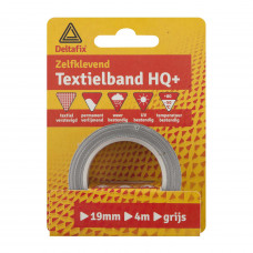 WATERVAST TEXTIELBAND GEEL 4 M 19 MM