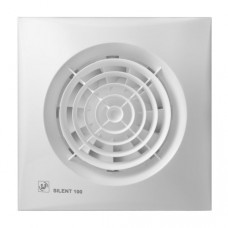 SILENT 100 CHZ VENTILATOR 95M³ + TIMER + HYGROSTAAT WIT S&P