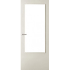 FSC HONINGRAAT BOARDDEUR GROOT GLAS 73 X 211,5CM ST [WIT VOORBEH.] >