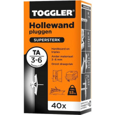 HOLLEWAND PLUG (ORANJE) 3-6MM TA (DOOS 40ST.)