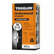 HOLLEWAND PLUG (ORANJE) 9-13MM TB (DOOS 40ST.)
