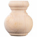 MEUBELPOOT HOUT ROND Ø70MM, 80MM, GRENEN