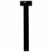 MEUBELPT ZWART 25CM 25X25MM