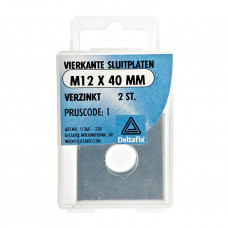 SLUITPLAAT VK M12X40MM VZ 2ST