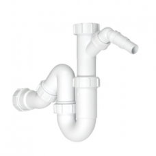 SIFON UNIV 6/4X40MM WIT